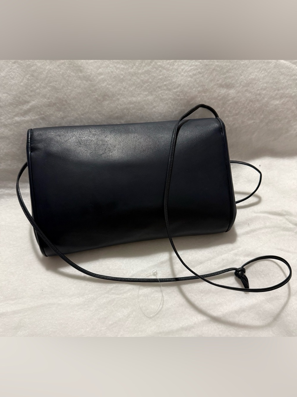 Anne Klein Navy Blue Leather Crossbody Bag - Picture 4 of 9